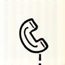 Icon representing a phone call