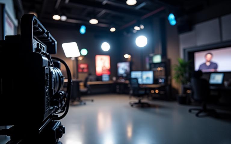 Interior view of Estudio Visual Sur studio